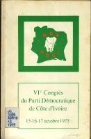 VIe Congrès du Parti Démocratique de Côte d’Ivoire