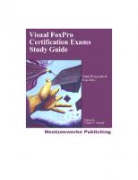 Visual FoxPro Certification Exams Study Guide
 9781930919181