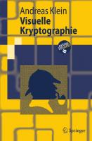 Visuelle Kryptographie (Springer-Lehrbuch) (German Edition)
 3540723617, 9783540723615
