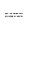 Voices from the Chinese Century: Public Intellectual Debate from Contemporary China
 0231195222, 9780231195225