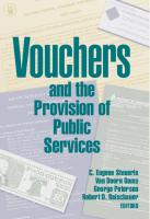 Vouchers and the Provision of Public Services
 9780815798316, 9780815781547