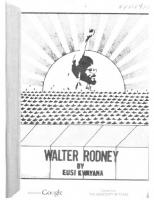 Walter Rodney
 0911565140, 9780911565140