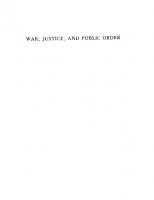 War, justice, and public order: England and France in the later Middle Ages
 9780198228738