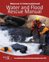 Water and Flood Rescue Manual [6.1 ed.]