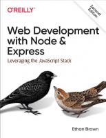 Web Development with Node and Express: Leveraging the JavaScript Stack [2 ed.]
 1492053511, 9781492053514