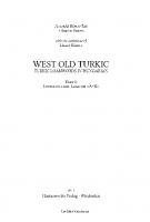 West Old Turkic - Turkic Loanwords in Hungarian A-K [1]
 9783447062602