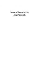 Western Theory in East Asian Contexts
 9781501327834, 9781501327827, 9781501327865, 9781501327858