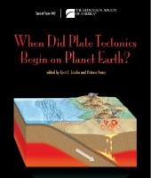 When Did Plate Tectonics Begin on Planet Earth?
 0813724409, 9780813724409, 2008014665