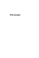 Why Europe?: The Medieval Origins of Its Special Path
 9780226532387