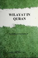 Wilayat in the Quran
 9789642193011