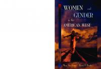 Women and Gender in the American West [1 ed.]
 9780826351548, 9780826335999