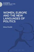 Women, Europe and the New Languages of Politics
 9781474286954, 9781474286947