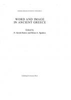 Word And Image In Ancient Greece
 9780748679850