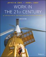 Work in the 21st Century: An Introduction to Industrial and Organizational Psychology [6 ed.]
 1119493412, 9781119493419
