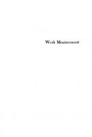 Work Measurement: New Principles and Procedures
 9780231899864