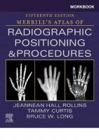 Workbook for Merrill's Atlas of Radiographic Positioning and Procedures [15 ed.]
 0323832849, 9780323832847