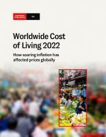 Worldwide Cost of Living 2022. How soaring inflation has affected prices globally