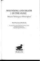 Wounding and Death in the'Iliad': Homeric Techniques of Description
 9780715629833