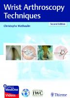 Wrist arthroscopy techniques [2 ed.]
 9783132429109, 3132429104