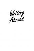 Writing Abroad: A Guide for Travelers
 9780226444529