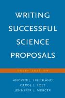 Writing Successful Science Proposals [3rd ed.]
 0300226705,  9780300226706