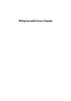 Writing Successful Science Proposals: Third Edition [Third Edition]
 9780300241181