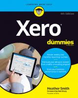 Xero For Dummies (For Dummies (Business & Personal Finance)) [4 ed.]
 0730363988, 9780730363989