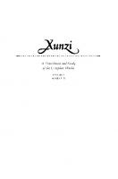 Xunzi: A Translation and Study of the Complete Works: —Vol. I, Books 1-6
 9781503623057