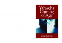 Yahweh's Coming of Age [1 ed.]
 9781575066165, 9781575061726