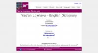 Yao’an Loxrlavu – English Dictionary