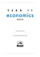 Year 11 Economics 2023 [24 ed.]
 9780645522839