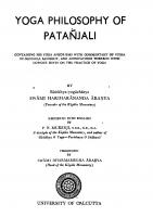 Yoga Philosophy of Patanjali