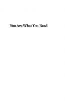 You Are What You Read: A Practical Guide to Reading Well
 9780691206783, 9780691216607