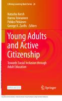 Young Adults and Active Citizenship : Towards Social Inclusion Through Adult Education [1 ed.]
 9783030650025, 9783030650018