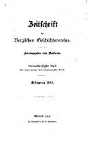 Zeitschrift des Bergischen Geschichtsvereins [39]