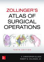Zollinger’s Atlas of Surgical Operations [10th Edition]
 9780071797566