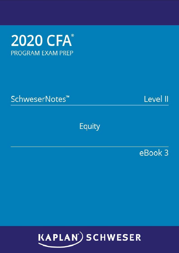 【在庫あり/即出荷可】 Schweser CFA テキスト Level2 参考書