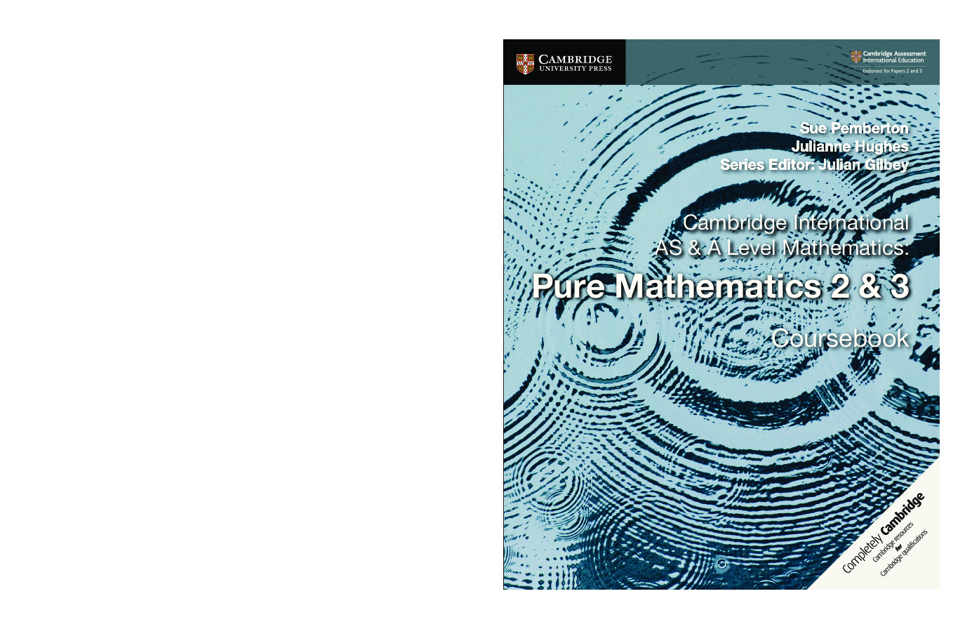 Cambridge International As Amp A Level Mathematics Pure Mathematics 2 Amp 3 Coursebook Dokumen Pub