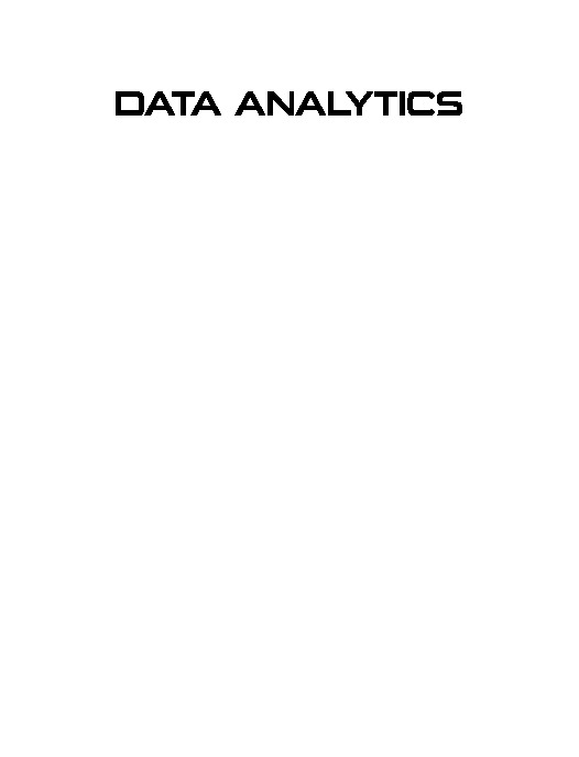 Data analytics 9789352604180, 9352604180 - DOKUMEN.PUB