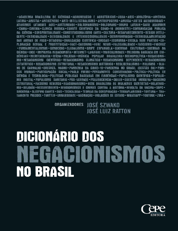 Dicionário Dos Negacionismos No Brasil 9788578584245
