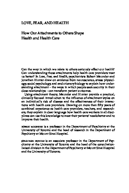 PDF) Adult attachment styles, self-esteem, and quality of life in women  with fibromyalgia