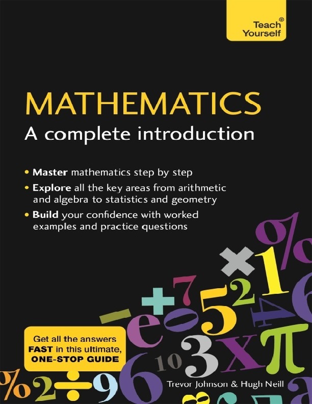 Mathematics: A Complete Introduction: Teach Yourself 978-1473678378 ...