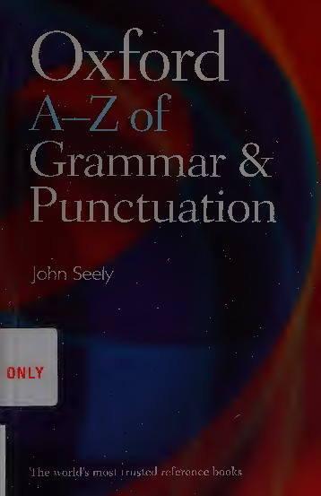 Oxford A-Z of Grammar and Punctuation [2 ed.] 0199564671 
