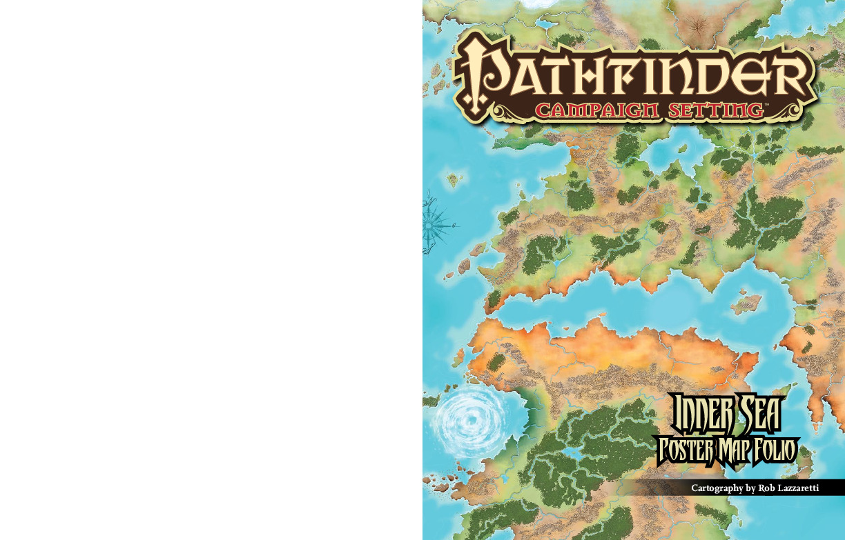 Pathfinder Campaign Setting Inner Sea Poster Map Folio 9781601252715