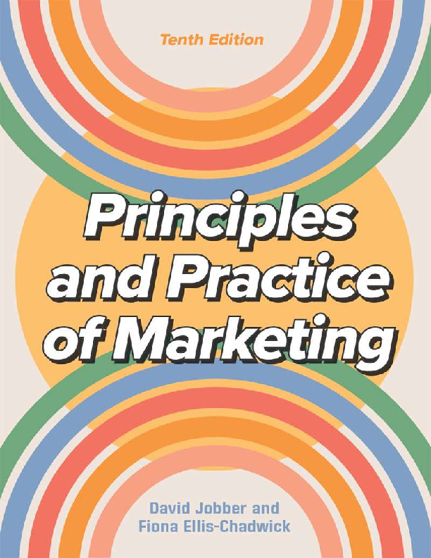 Practice and Principles of marketing tenth edition 9781526849533,  1526849534, 9781526849540
