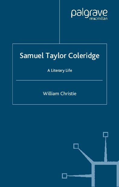 Samuel Taylor Coleridge: A Literary Life 1403940665, 9781403940667 