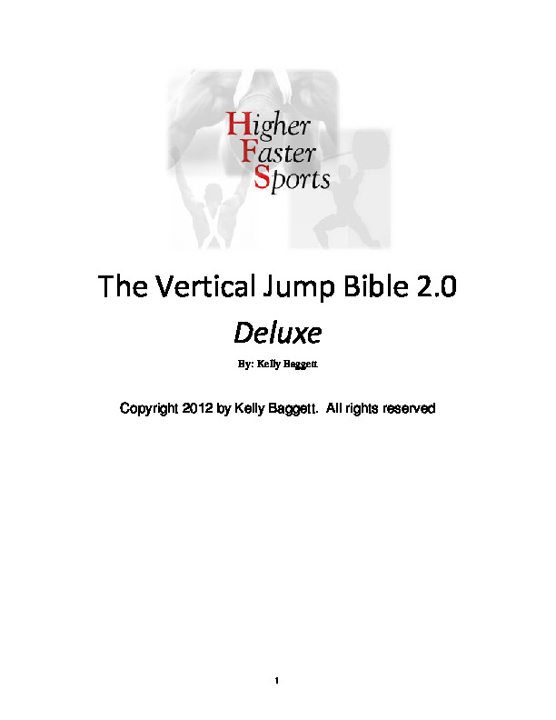 The Vertical Jump Bible 2.0 [2 ed.] 