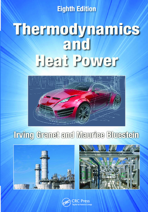 Thermodynamics and Heat Power [8 ed.] 9781482238563
